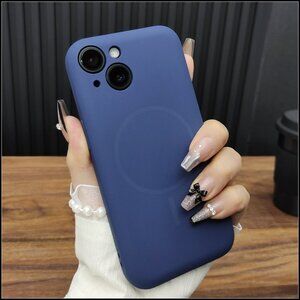 Matte Navy Magnetic Phone Case